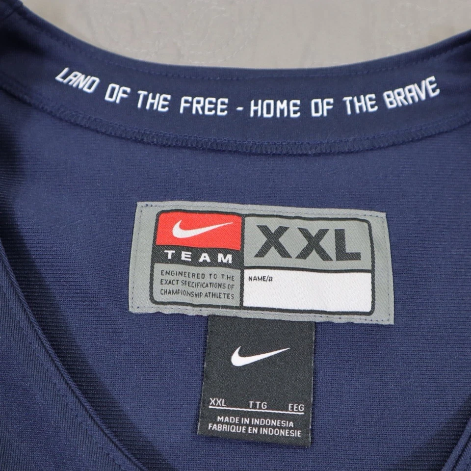 Хоккейная футболка Nike Team USA 2018 Pyeongchang Olympic цвет королевский синий мужская XXL - Изображение 3 из 4