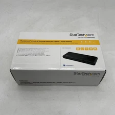 StarTech Dual 4K Thunderbolt 3 Docking Station For Laptops TB3DK2DPPD