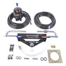 Fast Hydraulic Outboard Steering System Kit 150HP Marine Outboard Steering 2x24