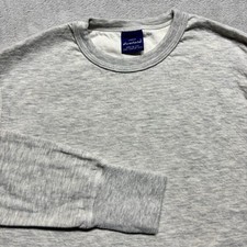 Vintage Duofold Thermal Shirt Mens L Gray Long Sleeve Wool Blend Base Layer USA