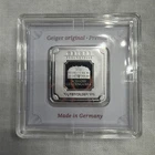 Geiger Edelmetalle premium 10 gram .999 silver square in capsule Made In Germany