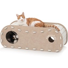 Cat Beds for Indoor Pets, 31.5 Inches Extra-Large Cat Cave for Multi-Pet, Coz...