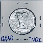 1947 BU UNCIRCULATED WALKING LIBERTY SILVER HALF DOLLAR AUTHENTIC U.S. MINT 4490