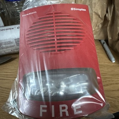 Simplex 4906-9151 S/V M-C Non-address Wall Speaker Strobe Red 0743258 Fire Alarm