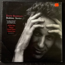 David Baerwald~Bedtime Stories~Gold Stamp Promo~NM Vinyl~RARE 1990 Pop Rock David Baerwald~Bedtime Stories~Gold Stamp Promo~NM Vinyl~RARE 1990 Pop Rock