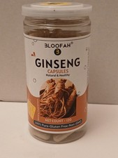 Organic Ginseng 500 mg 120 Vegan Capsules