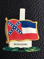 Vintage Nabisco Tin Flag - Mississippi -1959 cereal premium