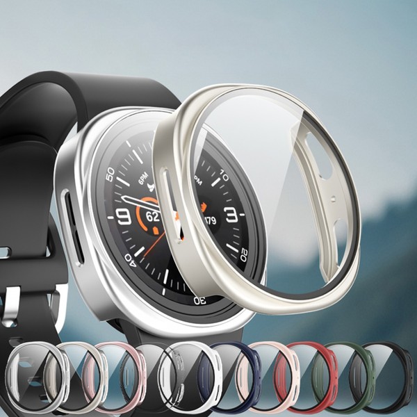 For Samsung Galaxy Watch 8 Classic 46mm Hard Full Body Case w/ Screen Protector