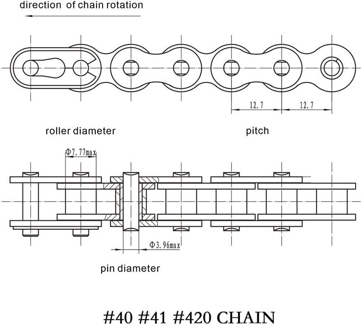 MOOSUN Minibike Go Kart Clutch 3/4" Bore 10 Tooth 10T for 40/41/420 Chain 