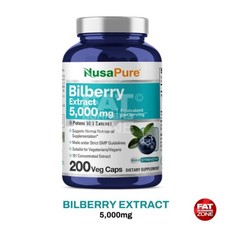 Bilberry Extract 5,000mg By NusaPure