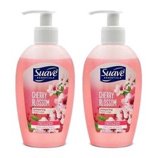 Suave Essentials Cherry Blossom Scent Pampering Hand Soap, 6.7oz Pack of 2