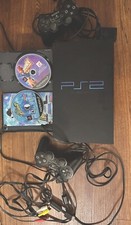 PlayStation 2 Bundle with two controllers games 8 gb removable SD card