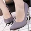 thumbnail 9 - Suede Ladies Point Toe Pumps Stiletto High Heels Work Slip On Party Women Shoes