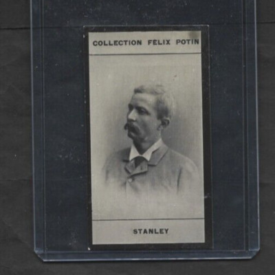 1900 HENRY MORTON STANLEY Central Africa Explorer French Tobacco Card