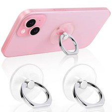 Clear Phone Ring Holder 2 Pack Transparent Cell Phone Ring Grip 360rotation Fing