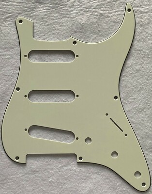 For US Fender 57' 8 screw Stratocaster  Guitar Pickguard,3 Ply Parchment