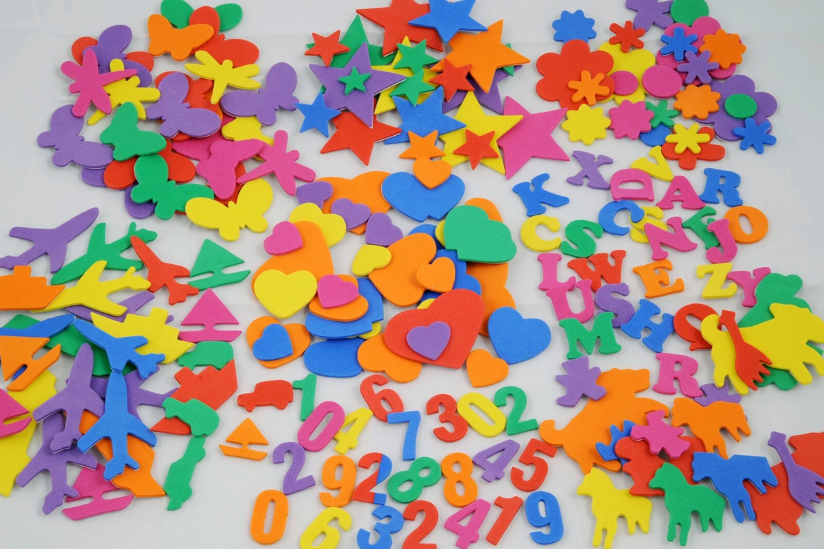 Moosgummi Teile selbstklebend 8 Sortimente ca. 365 Stück