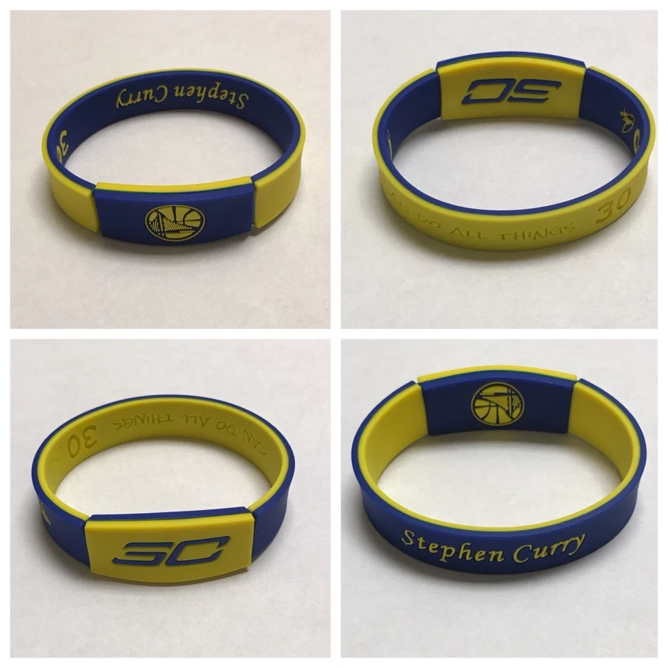 ИГРОКИ НБА силиконовый браслет на запястье Бесплатная доставка продавец из США Карри Дюрант Коби AI - Изображение 3 из 4