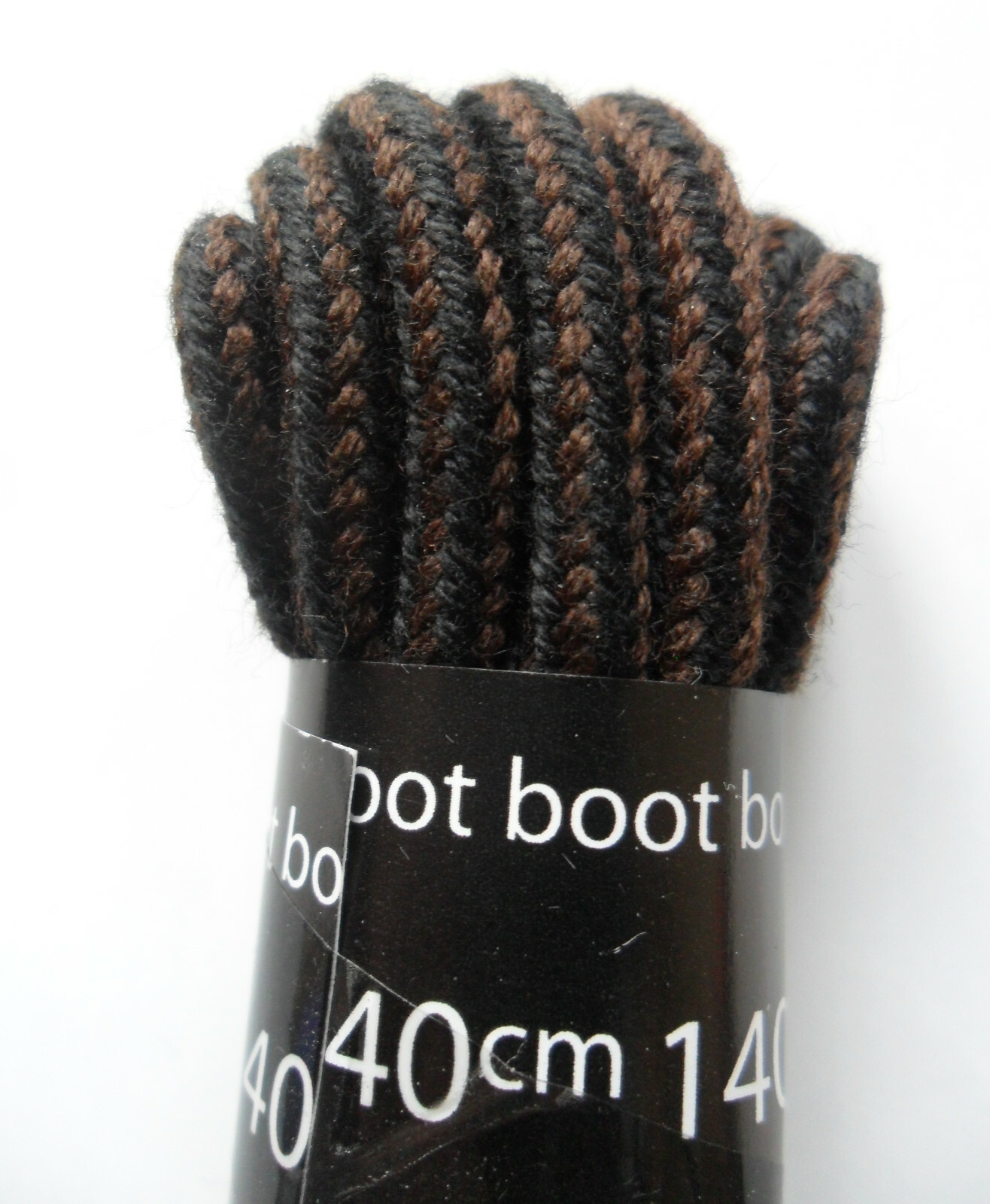 Round Cord Shoe Laces Bootlaces Brown Black 150 cm Kickers Timberland