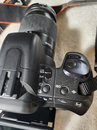 Sony A300 Camera Black 18-70 Zoom Lens Camera Bag Instruction Manual Charger - Picture 17 of 24