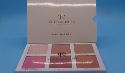 Kenia Ontiveros Beauty: Blush and Shine Kit 6-shades Highlight & Blush RET$34