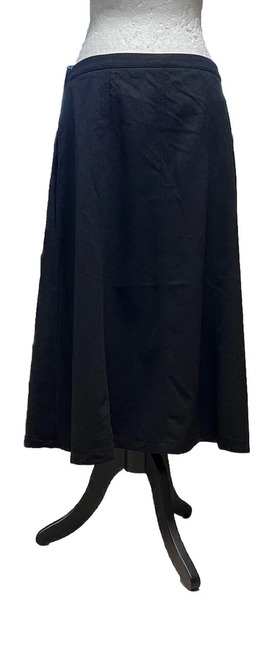 Gap Woolen Women Skater  Skirt W31 L 29 Size 8 (Vintage) - Image 4 of 4