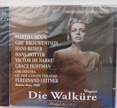 Wagner Die Walküre Selections from Ac1 and 2 Mödl,Beirer,Hotter  2CD