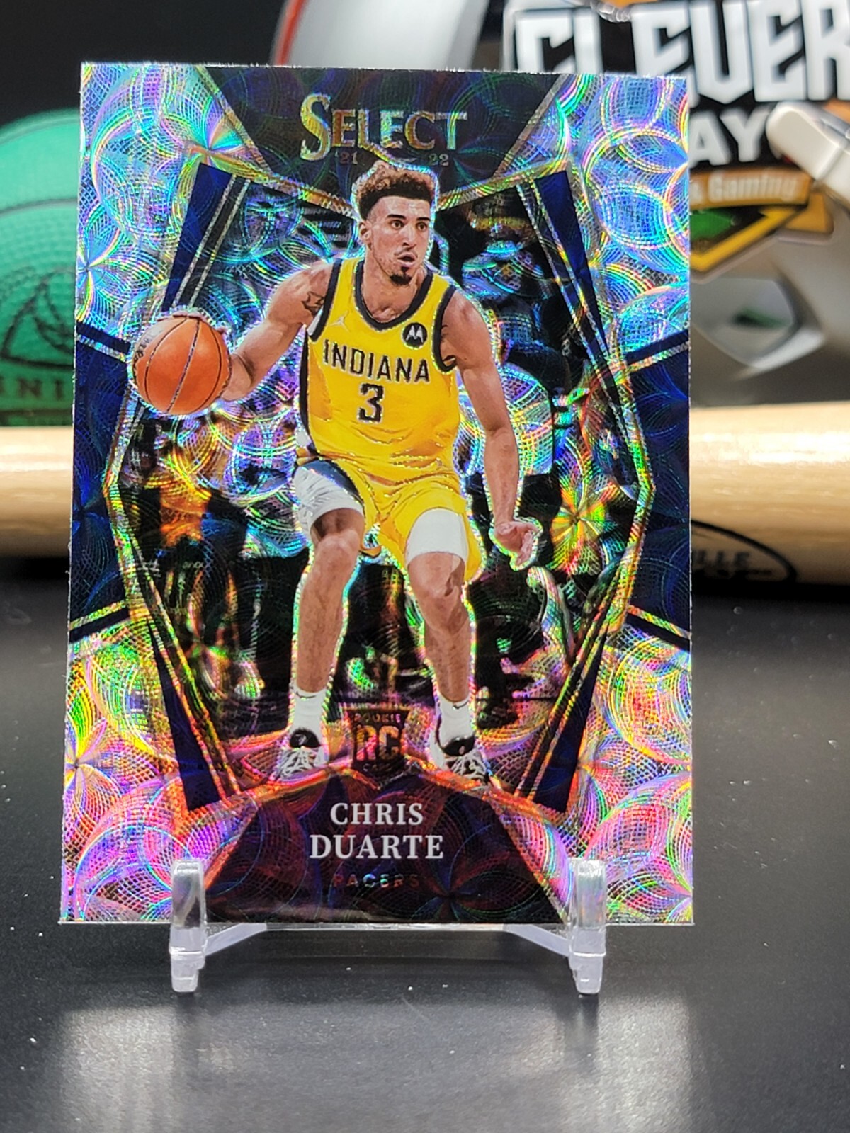 Chris Duarte 2021-22 Panini Select Rookie Scope Prizm Premier Level RC #146 (CH)