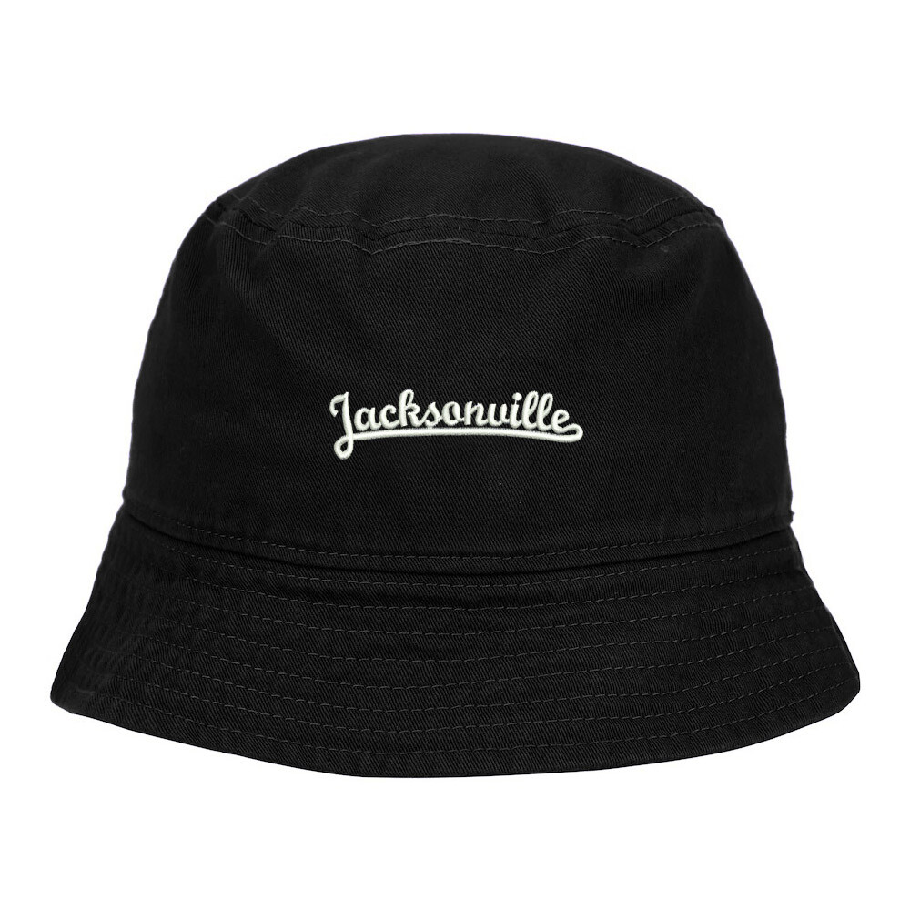 Bucket Hat for Men&Women Jacksonville City - FL Embroidered Cotton Beach Sun Hat