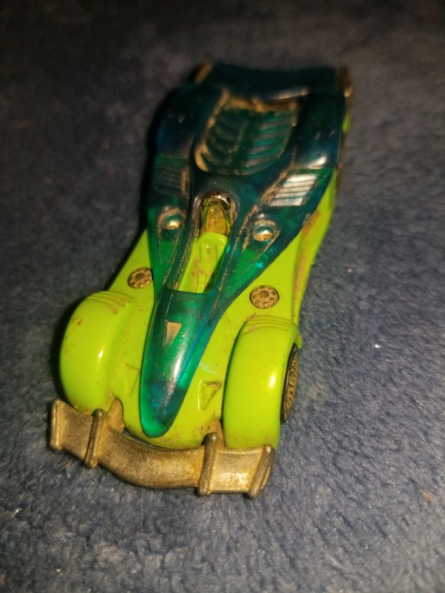 Vintage 1995 Hot Wheels Road Rocket Green Toy Car Australia