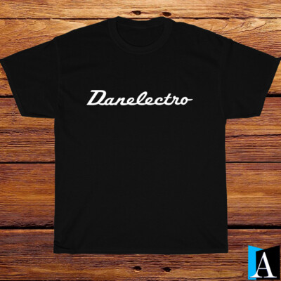 New Shirt Danelectro Guitars Music Logo T-Shirt Black/White/Grey/Navy Size S-5XL