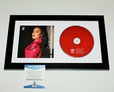 DEMI LOVATO SIGNED FRAMED 'I LOVE ME' CD COVER BECKETT COA UNBROKEN CONFIDENT 
