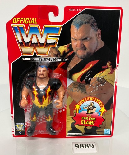 WWF wwe Vintage Wrestler Red Card BAM BAM BIGELOW ...