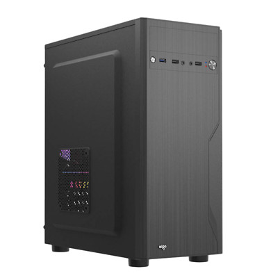 PC Gehäuse Computer Case Tower gaming ATX ITX M-ATX USB 3.0 Audio Schwarz aigo