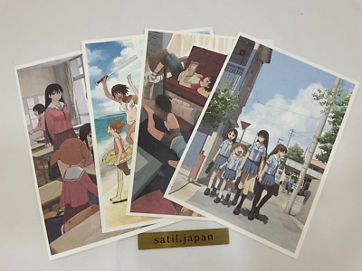 Kiyohiko Azuma: Azumanga Daioh Hoshuhen Fukusei Genga set of 4