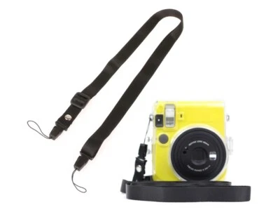 Adjustable Camera Shoulder Neck Strap Belt For Fujifilm Instax Black - UK STOCK - Image 1 of 4