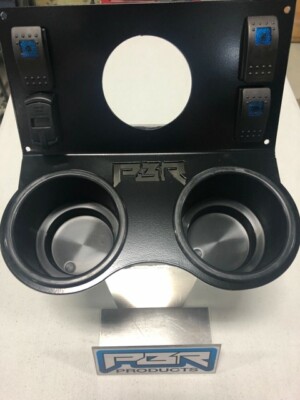 Honda Pioneer 1000 Cup Holder 3'' Radio Boss or Rockford Fosgate PMX PMX2 