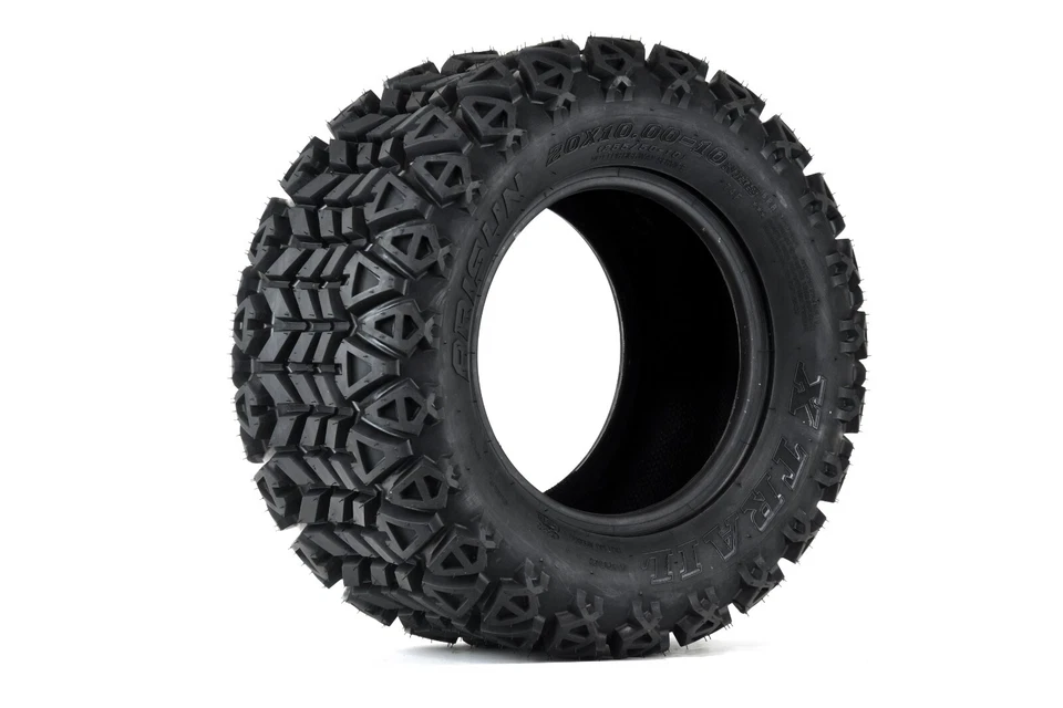 Juego de (2) neumáticos todo terreno Arisun 20x10-10 X-Trail para carros de golf 6 capas Foto 2 de 3