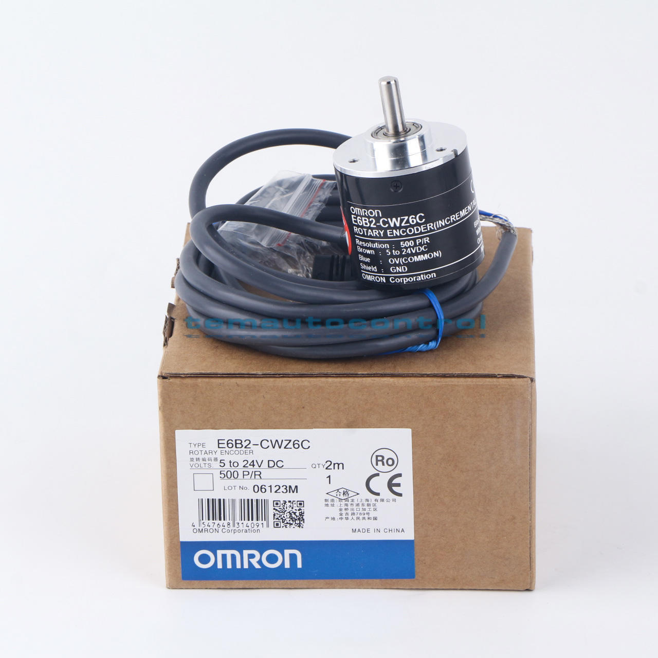 New Omron Rotary Encoder E6B2-CWZ6C 500P/R E6B2CWZ6C 5-24VDC
