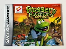 Frogger's Adventures  Gameboy Advance Instruction Booklet No Game GBA