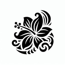 Aloha Hibiscus Flower Hawaiian Vinyl Sticker Decal Left Right Corner Aloha Hibiscus Flower Hawaiian Vinyl Sticker Decal Left Right Corner