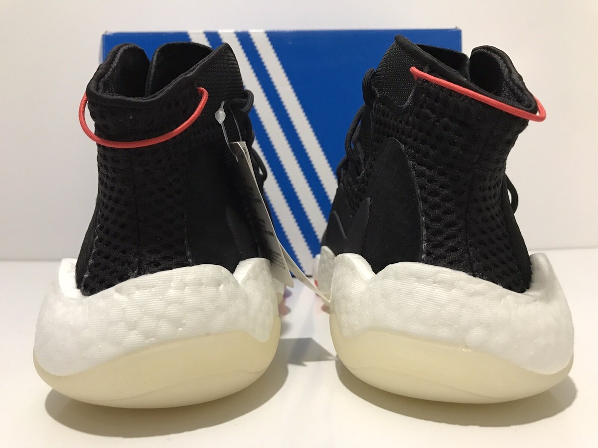 Adidas Crazy BYW Men\'s Sneakers 2018 B37480 Core Black White Bright Red EUC! Size 10.5 - Adidas Crazy BYW Core Black for sale online | eBay main image 3
