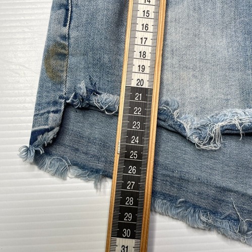 Seed Heritage Cut Off Denim Jean Shorts Womens Size 8 Waist Blue Casual Style - Picture 8 of 12