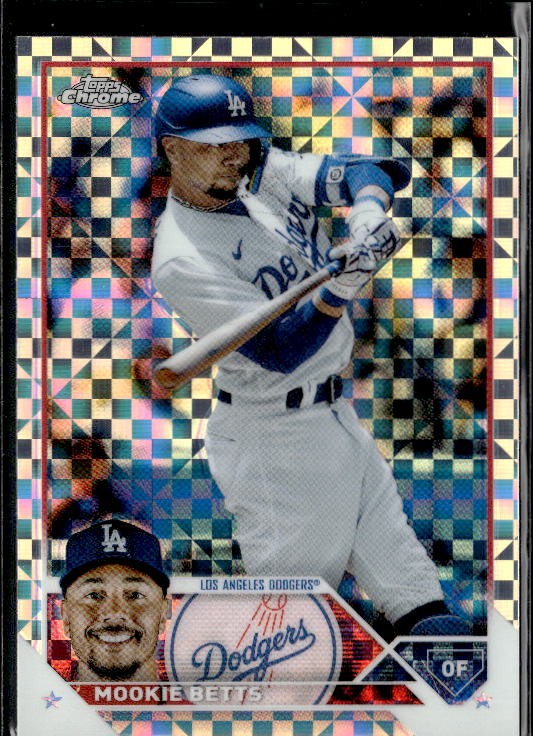 2023 Topps Chrome #150 Mookie Betts X-Fractors
