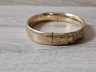 Antique Gold Filled Cuff Bracelet. — photo 5