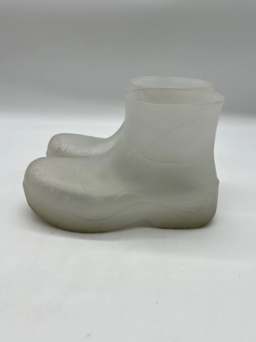 Bottega Veneta Cream Rain Boots EU45 Bottega Veneta | Shoes | Bottega Veneta The Puddle Rubber  main image 3