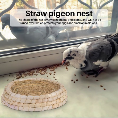 Hand Gewebte Nester Mais Blätter Und Stroh Schlupfbeete Umwerbung Bauern Hö7314 - Bild 6 von 8