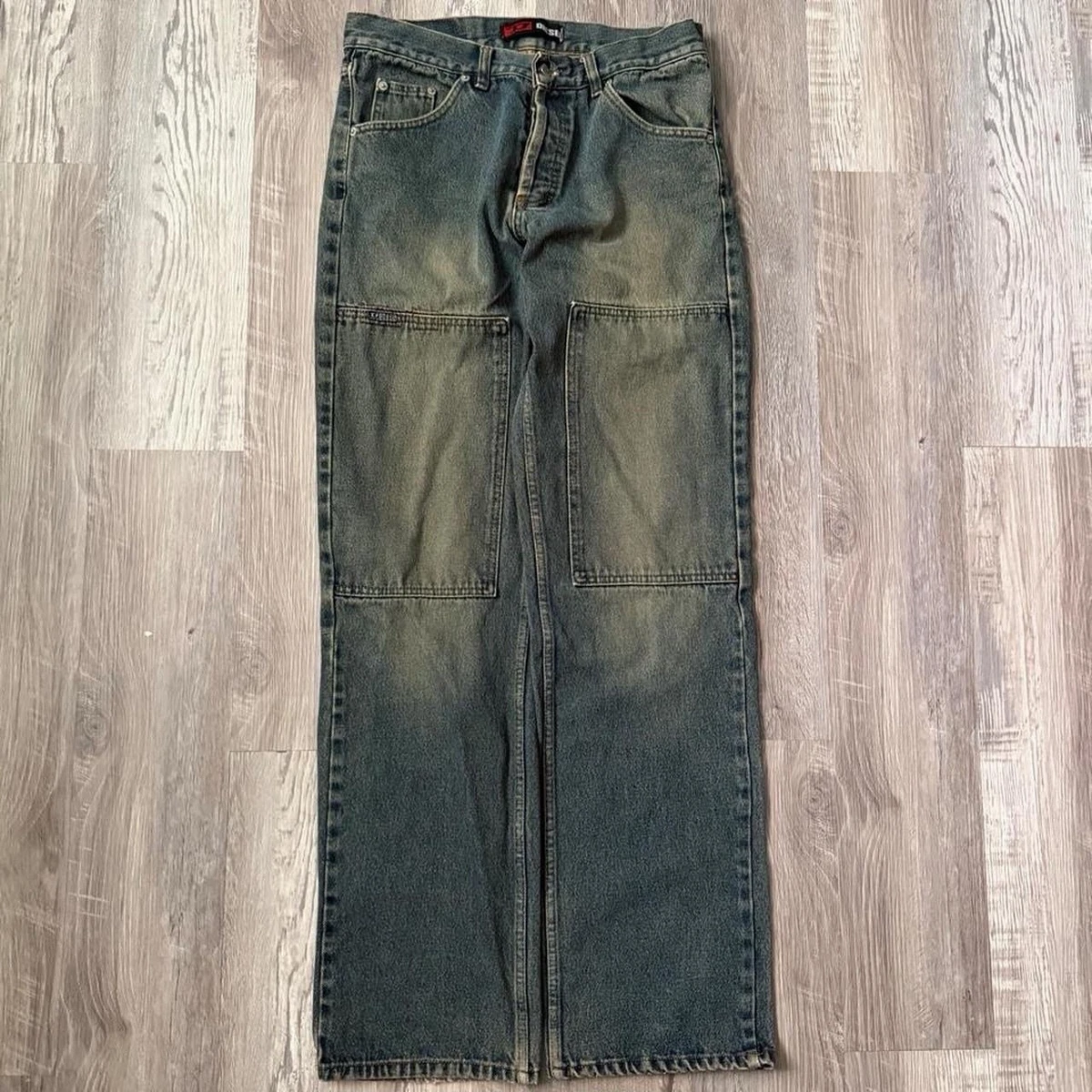 Y2k 00s Diesel Dark Wash Jeans - W33 L32 – 00s Archive Diesel Fade 