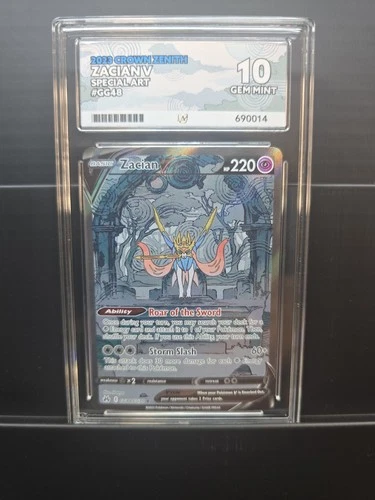 Ace 10 - Zacian V Special Art GG48/GG70 Crown Zenith 2023