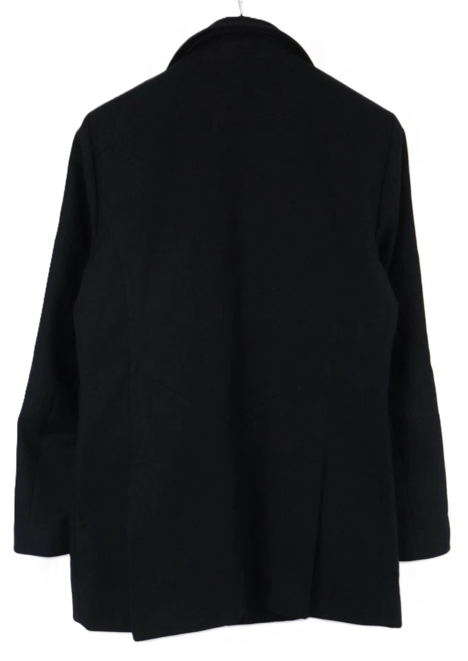 Chaqueta Reiss Para Hombre MEDIANO Negra Con Bolsillo De Algodón Puro - Imagen 2 de 4